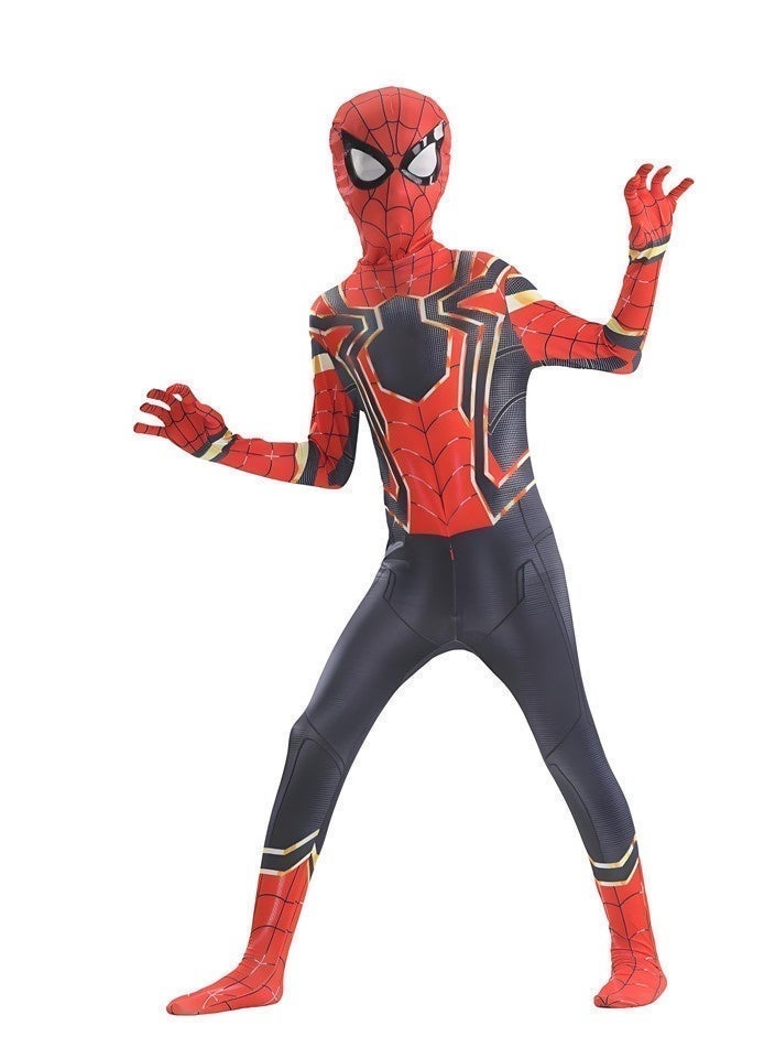 Loquat Halloween Cosplay Costume Bodysuit Spiderman 3D Style Zentai Suits Stretch Jumpsuits For Kids and Adults - Image 2