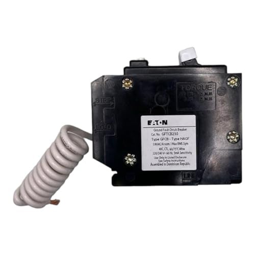 EATON GFTCB230 Cutler Hammer Ground Fault Circuit Breaker, 30 Amp, 120/240 Vac, 10 Kaic, 14-4 Awg, 2 Poles - Image 5