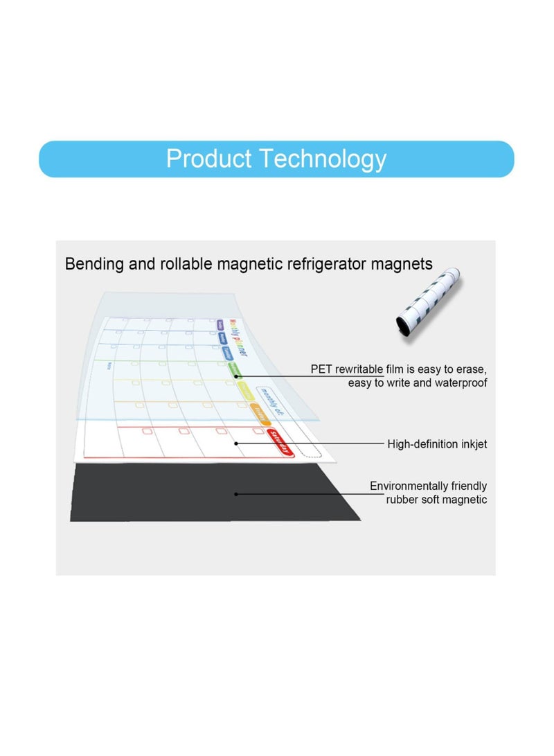 سيوسي مخطط الأعمال المغناطيسية ، مخطط الأعمال الروتينية للمسح الجاف للثلاجة - مخطط مكافأة لوحة المسح الجاف المغناطيسي للأطفال الصغار ، الأطفال ، المراهقين ، البالغين ، مخطط السلوك (20 * 30 سم) - Image 5