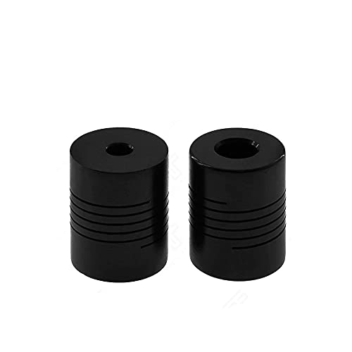 3DINNOVATIONS Flexible Couplings 5mm to 8mm NEMA 17 Shaft for RepRap 3D Printer or CNC Machine- Black,1 pc - Image 4