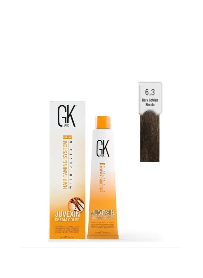 GK Hair - GK Hair Dye - 6.3 Dark Golden Blonde - Image 1