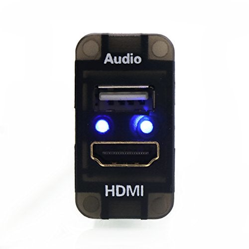 Timloon HDMI Socket Mount Cable +USB Audio Input Use for Toyota（Type B） - Image 4