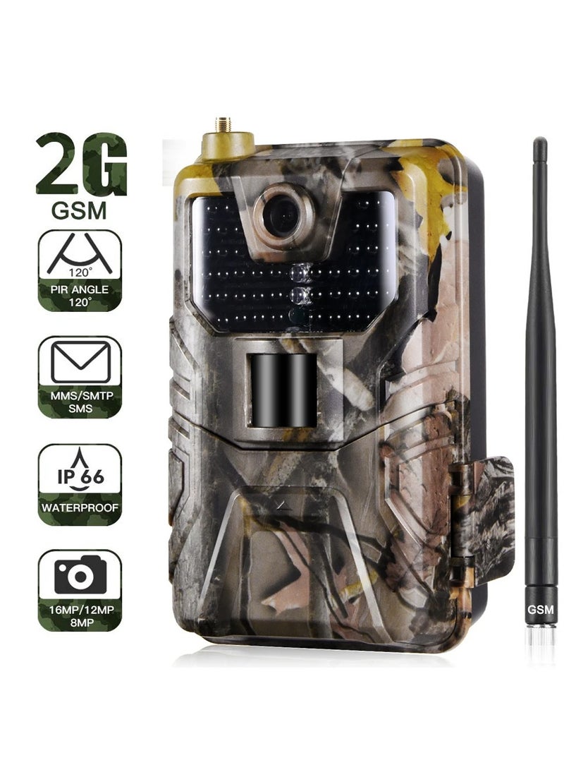 ارواق 2G MMS SMTP كاميرا تعقب البريد الإلكتروني الحياة البرية الصيد كاميرات الخلوية اللاسلكية 20MP 1080P للرؤية الليلية صور فخ HC900M - Image 1