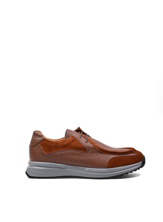 Levent Genuine Leather Casual Shoes - Brown - Image 2