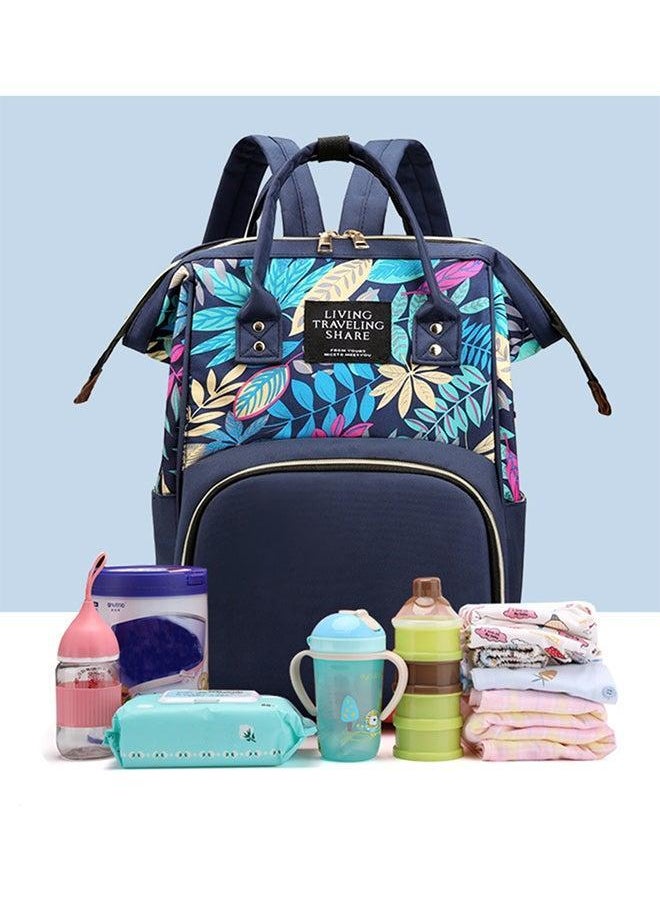 Generic Multifunction Baby Changing Travel Bag Backpack - Blue  - Image 4