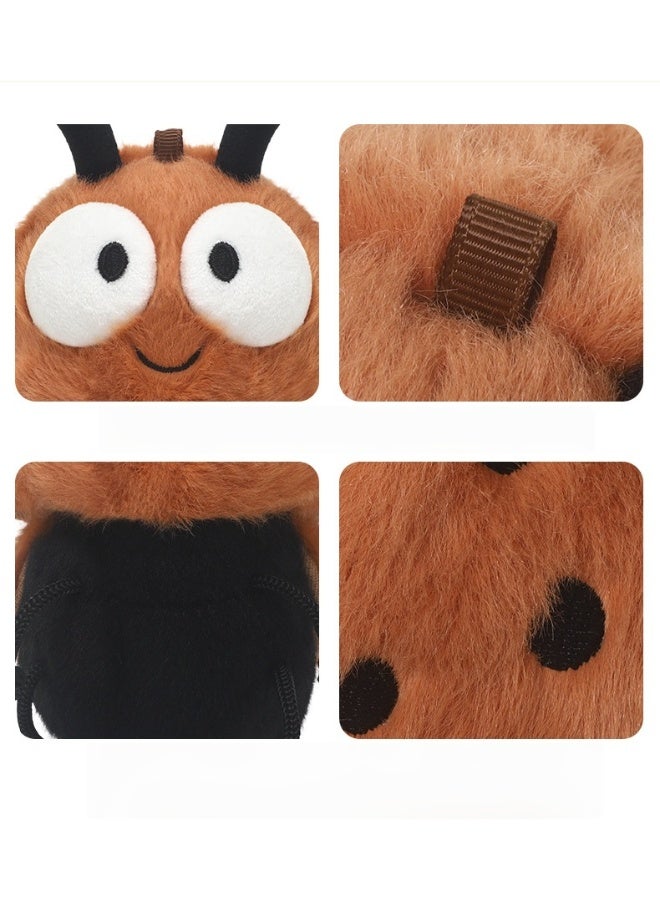 Jooki Insect Series Ladybug Plush Toy, Cute Sleeping Toy, Small Rag Doll, Birthday Gift, 17CM - Image 4