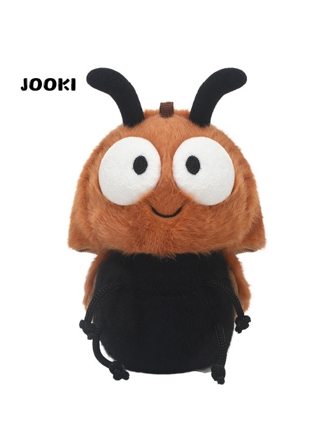 Jooki Insect Series Ladybug Plush Toy, Cute Sleeping Toy, Small Rag Doll, Birthday Gift, 17CM - Image 1