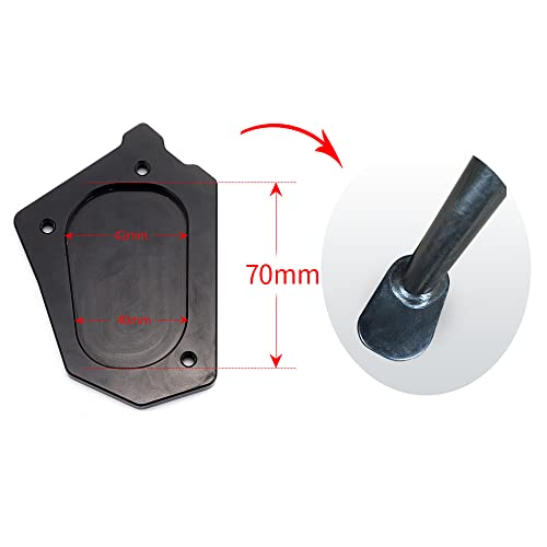 Modeer وسادة توسيع قاعدة الوقوف الجانبية CNC للدراجة النارية Modeer لـ R1200GS LC Adventure 2013-2024 R1250GS Adventure Rallye HP 2018-2024 R 1200 1250 GS ADV R1250GSA R1200GSA R1250HP (أزرق-1) - Image 4