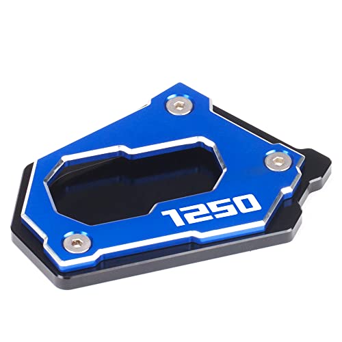 Modeer وسادة توسيع قاعدة الوقوف الجانبية CNC للدراجة النارية Modeer لـ R1200GS LC Adventure 2013-2024 R1250GS Adventure Rallye HP 2018-2024 R 1200 1250 GS ADV R1250GSA R1200GSA R1250HP (أزرق-1) - Image 5