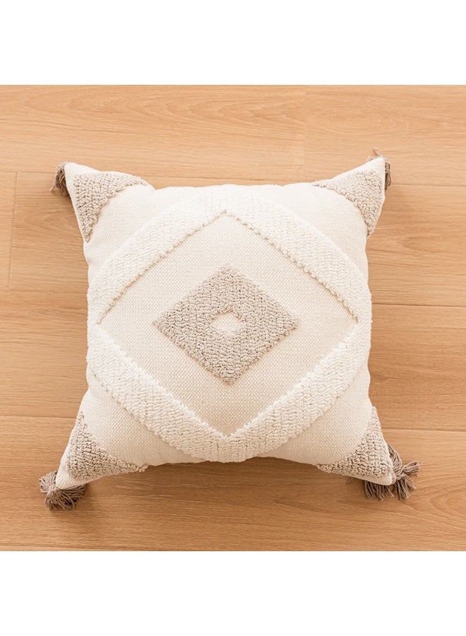 Household minimalist sofa pillow, including pillow core, decorated with geometric modern patterns sofa bedroom living room (45x45cm) - Image 2