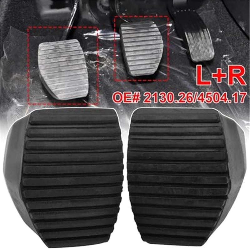 Wivplex Brake Clutch Pedal Pad Cover for Peugeot - Image 2