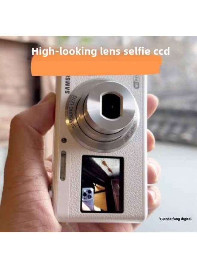 Generic High-definition Camera Can Take Pictures, Double-shot Cute Digital Camera, Campus Students Upload Mobile Phone Travel Record Camera-Body Color:Blue/white Memory Card * Clothes (without Camera - Package Four  - Image 4