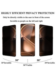 CaseNeo 2 Pcs Anti-Spy Screen Protector for HONOR X9b,Full Screen Privacy Screen Protector, 3D Tempered Glass Film, 9H Hardness Anti-Peeping Full Coverage Protector Anti Scratch Screen  - Image 5
