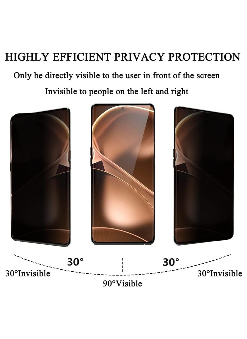 CaseNeo - 2 Pcs Anti-Spy Screen Protector for HONOR X9b,Full Screen Privacy Screen Protector, 3D Tempered Glass Film, 9H Hardness Anti-Peeping Full Coverage Protector Anti Scratch Screen - Image 1