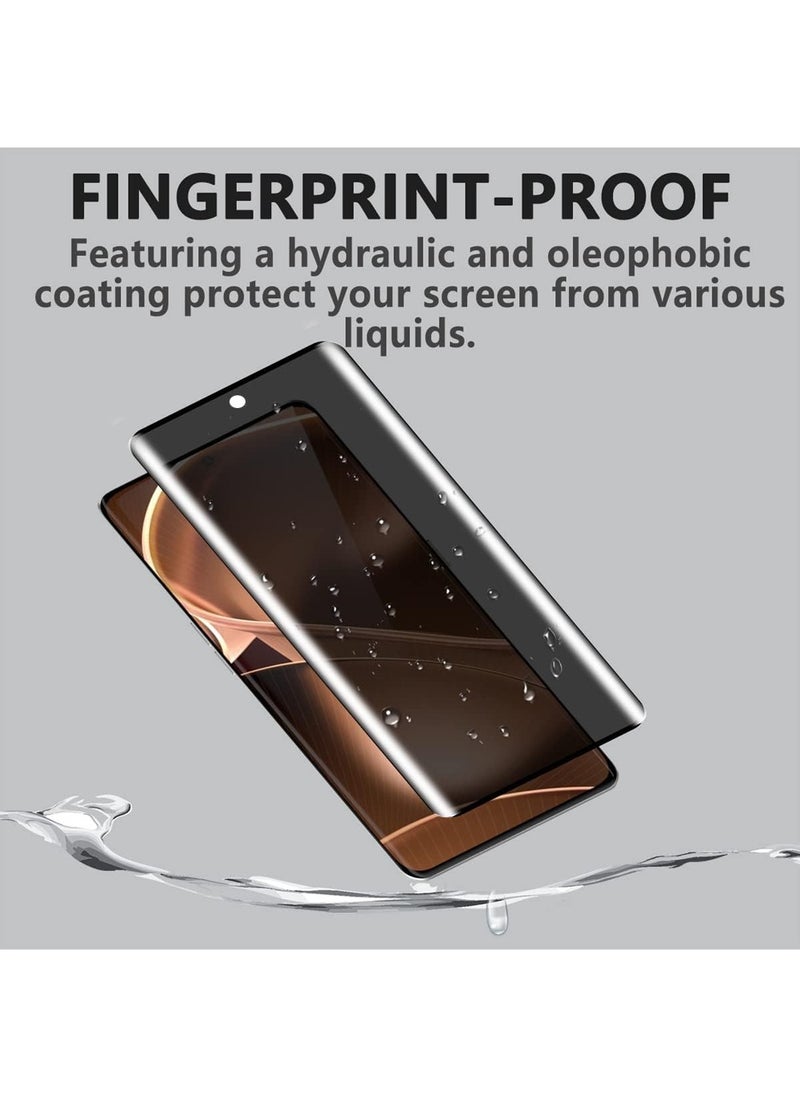 CaseNeo - 2 Pcs Anti-Spy Screen Protector for HONOR X9b,Full Screen Privacy Screen Protector, 3D Tempered Glass Film, 9H Hardness Anti-Peeping Full Coverage Protector Anti Scratch Screen - Image 1