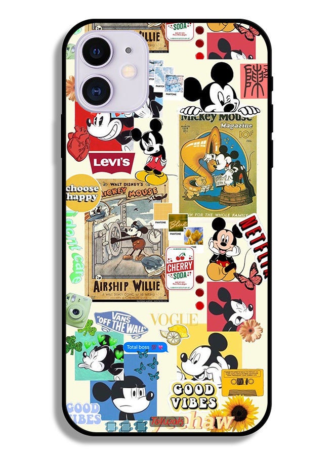 Tolwak Apple iPhone 12 mini Protective Case Chose Happy And Stickers - Image 2