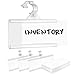 GlossyEnd Pack of 50 - Plastic Wire Shelf Label Holder, Sign and Ticket Holder, Easy Clip Design with Tight Snap Lock Closure. Height, 1-1/4" X Width, 3" | "50 Label Inserts Included" - Image 2