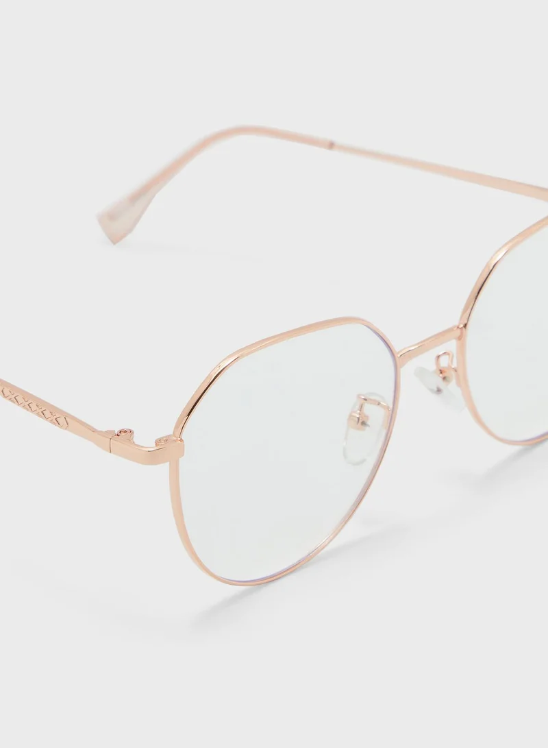 Seventy Five Anti Blue Round Lens Laptop Optic Glasses