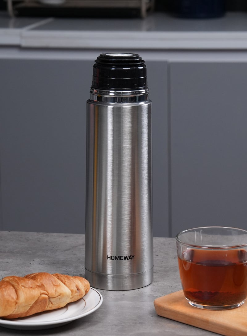 Homeway Portable 750 ML Stainless Steel Vacuum Flask – Ideal for Coffee, Tea, and Water - Image 4