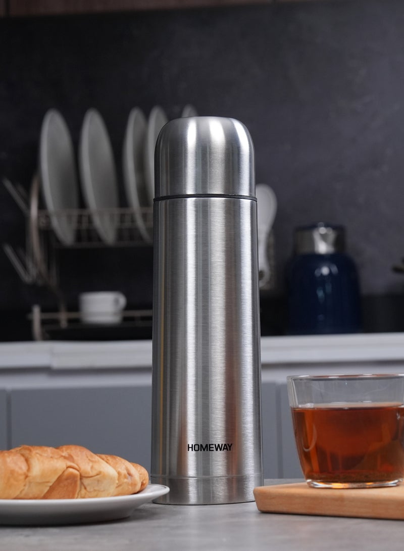 Homeway Portable 750 ML Stainless Steel Vacuum Flask – Ideal for Coffee, Tea, and Water - Image 2