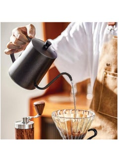 رانك  طقم تقطير v60 الة قهوة مكونة من قمع زجاجي وسيرفر زجاجي ومعلقة قياس وفلتر قهوة  - Image 3