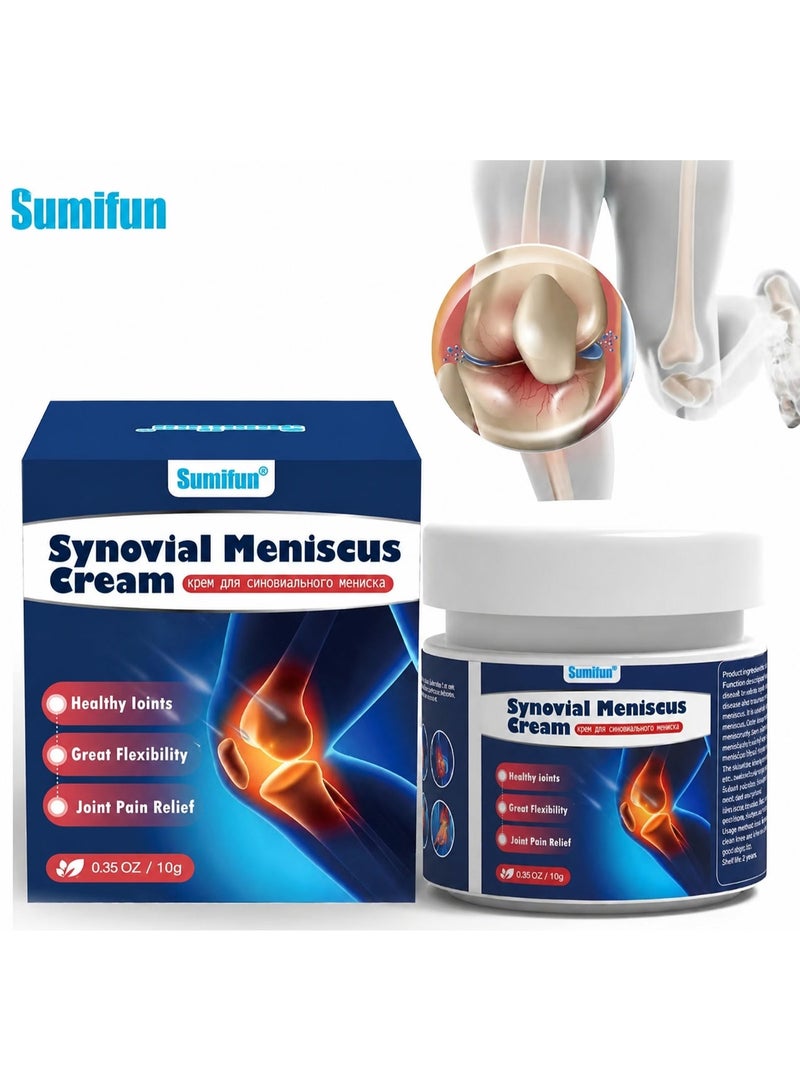 Sumifun Synovial Meniscus Pain Relief Cream Joint Pain Relief Cream Knee Care Cream for Joint Care Treatment Gel Pain Relief Cream Joint and Bone Therapy Cream Soothing Joint Cream 10g - Image 1
