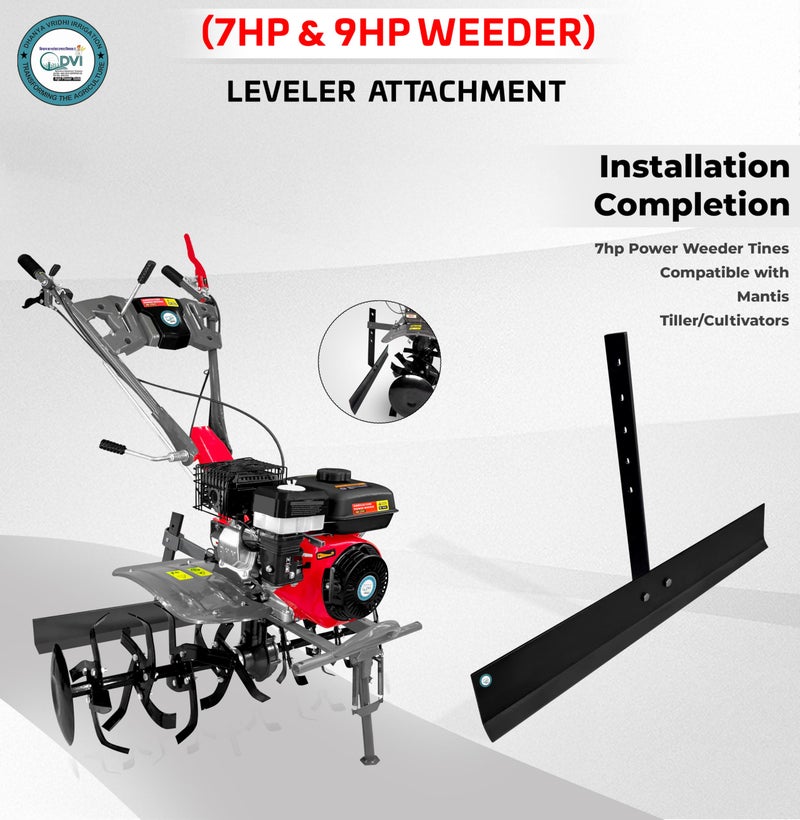 DVI Heavy Duty Leveler Attachment for 7 HP & 9 HP Weeder/Tiller/Cultivator. - Image 2