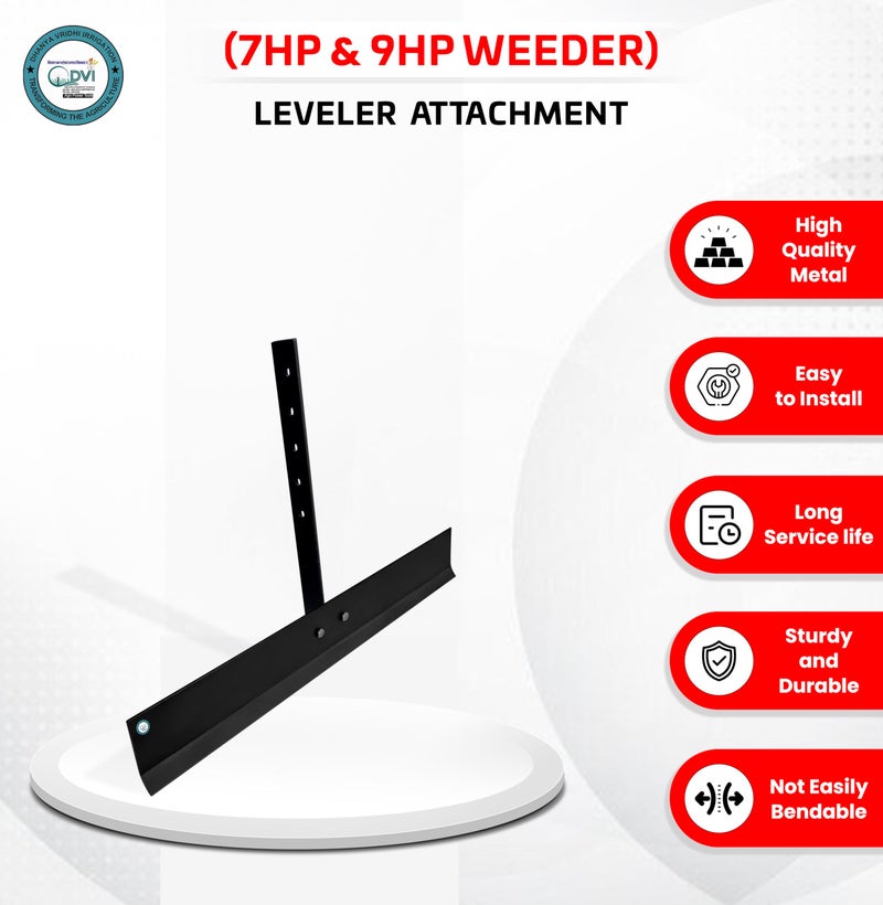 DVI Heavy Duty Leveler Attachment for 7 HP & 9 HP Weeder/Tiller/Cultivator. - Image 4