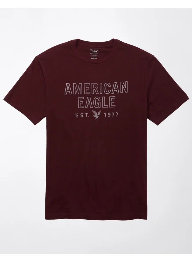 American Eagle AE Super Soft Logo Graphic T-Shirt