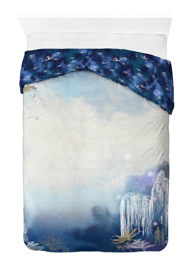 Jay Franco Kids Duvet Cover Set with Sham & Pillowcase - Ultra-Soft Linen Feel Bedding for Room Decor, Cover ONLY Comforter NOT Included, Blue - Avatar, 3 Piece Queen - Image 5