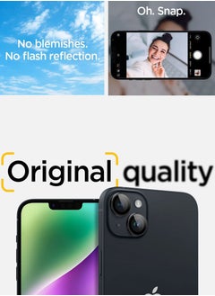 Spigen Glastr Ez Fit Optik Pro for iPhone 15 Plus/ iPhone 15 and iPhone 14 Plus/ iPhone 14 - Black  - Image 2