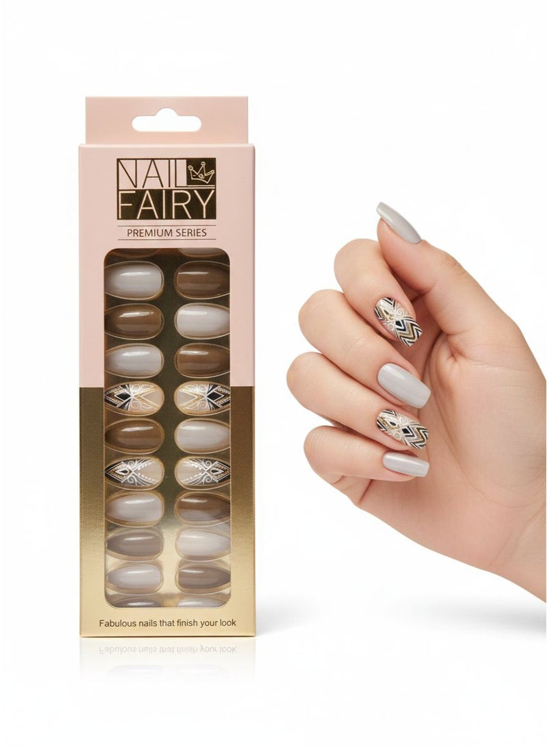 اظافر جل نايل فيري 20قطعة