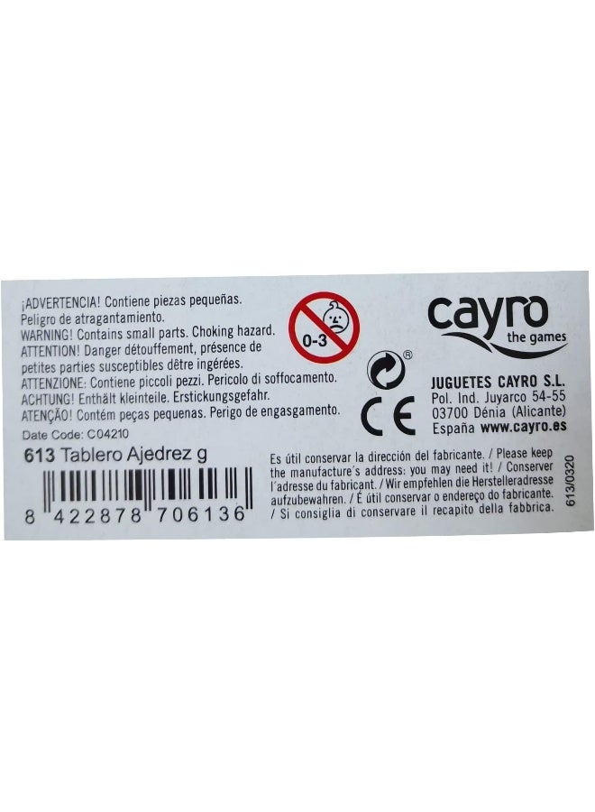 cayro Chess Board: Cayro - Wooden (40X40Cm) - Image 1