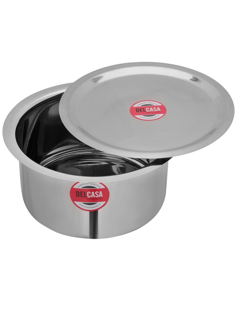 DELCASA Stainless Steel Tope Set with Lid, 8pcs Tope & Lid DC2454  - Image 4