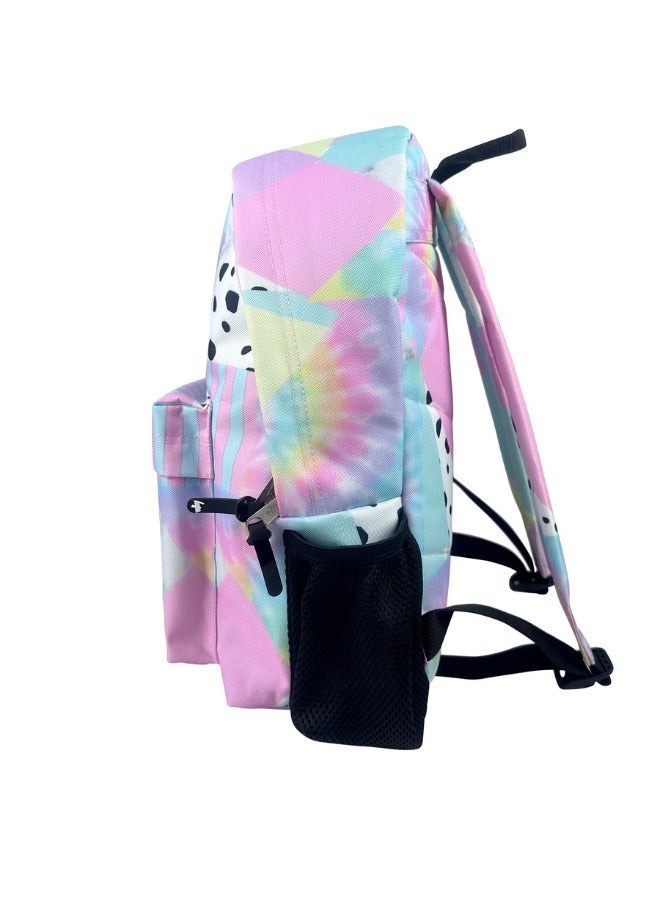 JUST HYPE Iconic Backpack - Pastel Collage - Image 3