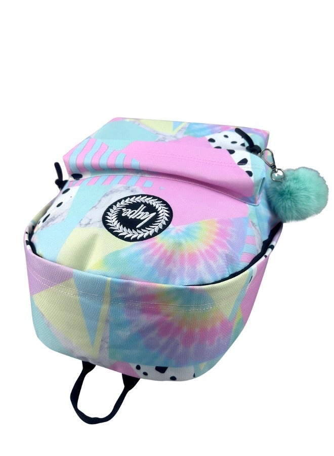 JUST HYPE Iconic Backpack - Pastel Collage - Image 5