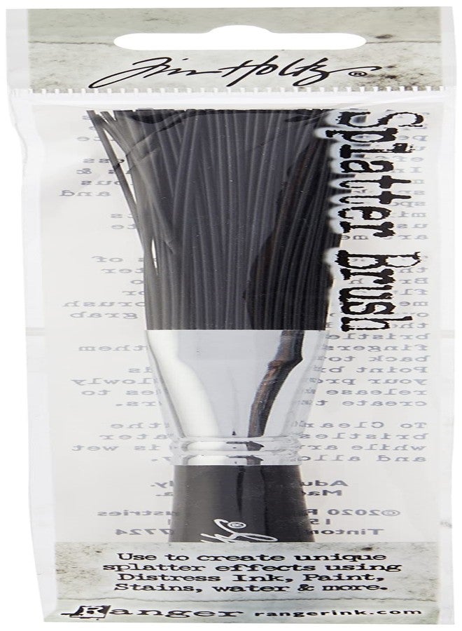 Ranger Tim Holtz Distress Splatter Brush, Black - Image 1