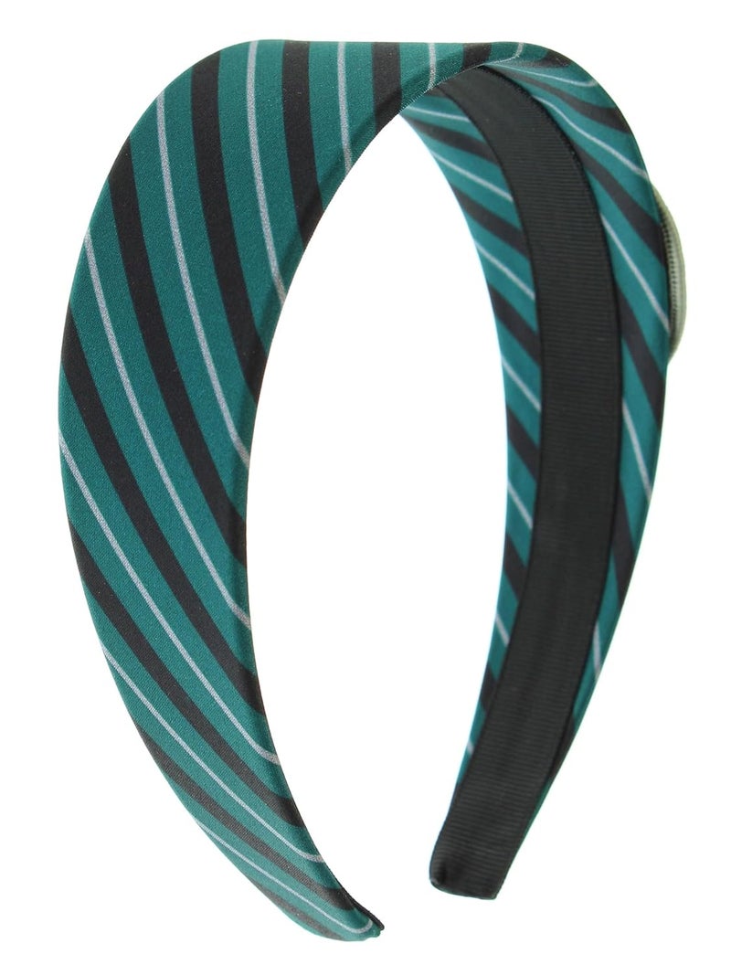 Bio World Harry Potter Headbands for Women and Girls' Hogwarts Houses Gryffindor Slytherin Ravenclaw Hufflepuff Hogwarts (Slytherin) - Image 2