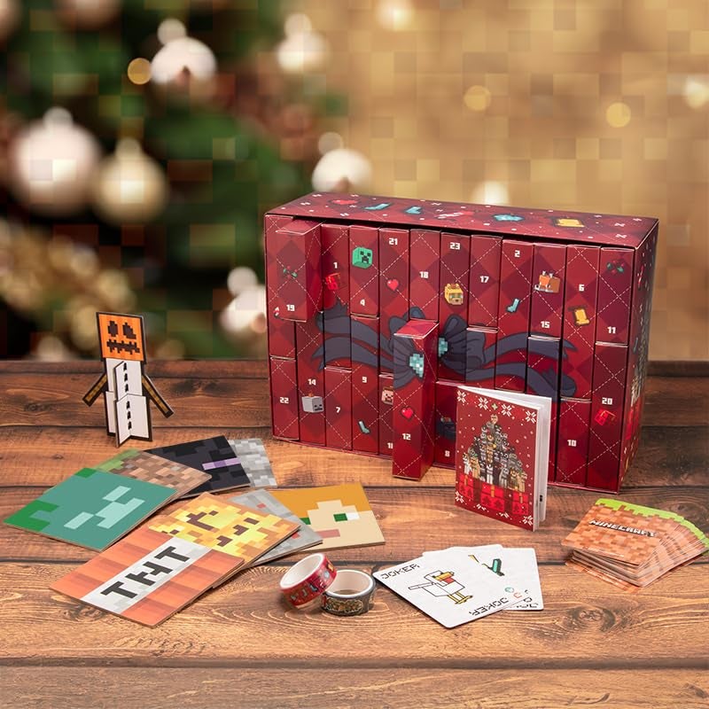 Paladone Minecraft 24 Day Premium Advent Calendar - Officially Licensed Gifts & Seasonal Christmas Decor For Boys Bedroom | Paladone - Image 2