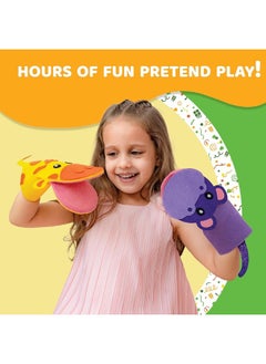 jackinthebox Hand Puppet Animal Craft Kit for Kids 6-in-1 | Gifts for Kids Ages 4-8 | DIY Arts & Crafts Kit | Great Storytelling Craft Gift for Kids | Gift for Girls and Boys | Toddler Craft Activities  - Image 2