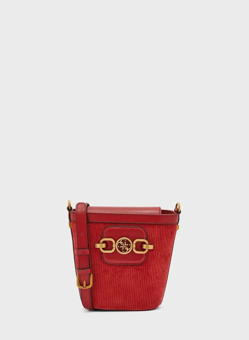 GUESS Hensely Crossbody Bucket Bag