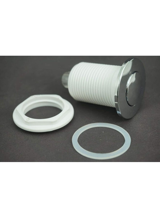 JOYUETLAN Garbage Disposal Air Switch Spa Bathtub Air Switch Button Kit Chrome Hot Tub Garbage Disposer Or Evolution Food Waste Equipment  - Image 1