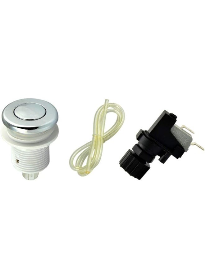 JOYUETLAN Garbage Disposal Air Switch Spa Bathtub Air Switch Button Kit Chrome Hot Tub Garbage Disposer Or Evolution Food Waste Equipment  - Image 2