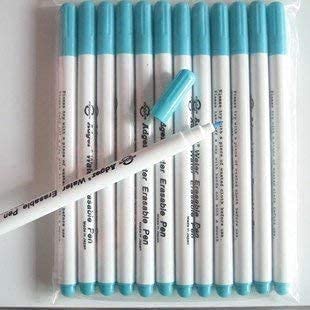 Hesch 9 Water Erasable Extra Smooth and Soft Tailoring Sewing Marker Pencils Dust Free Marker Pencils Set of 12