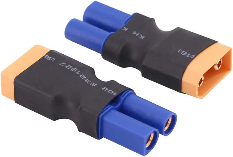 OliRC 2pcs Male XT90 XT-90 to Female EC5 Connector Adapter(C103-2) - Image 1