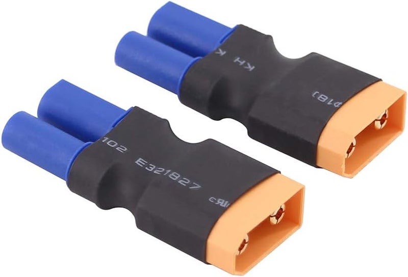 OliRC 2pcs Male XT90 XT-90 to Female EC5 Connector Adapter(C103-2) - Image 2