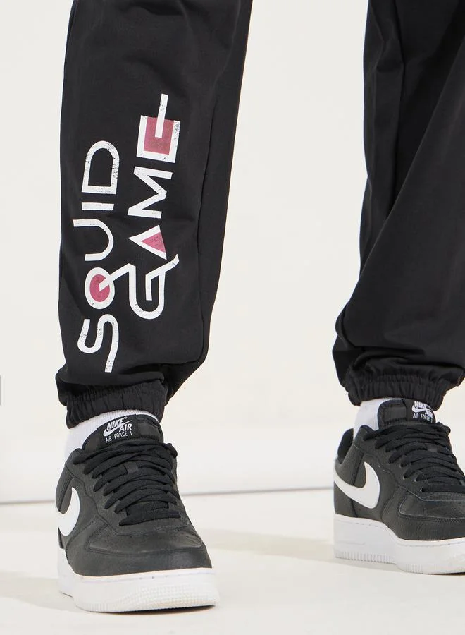 Styli Squid Game Graphic Print Oversized Joggers