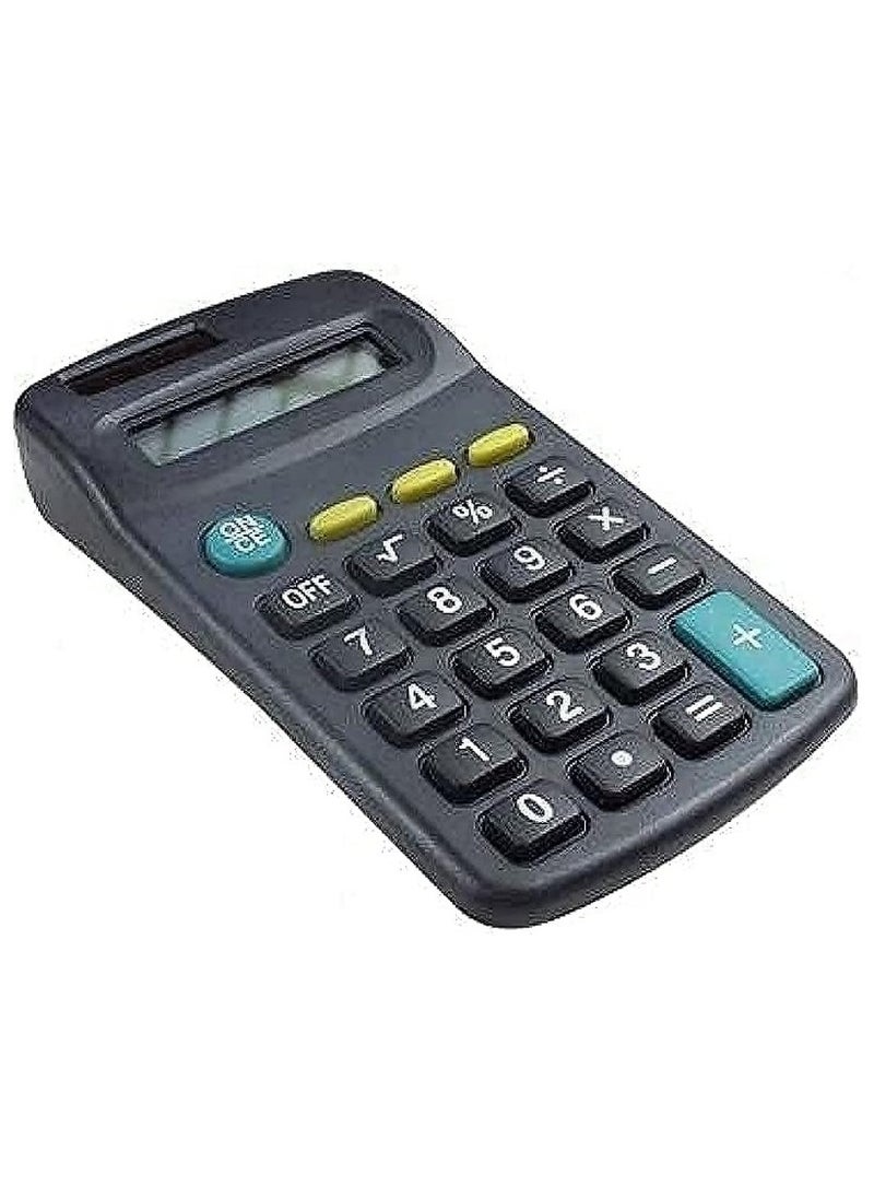 Generic 2 Black Mini Calculators combine elegance and practicality, ideal for students, employees, and business owners. Compact design makes it easy to carry in a pocket or bag, and gives you quick performance in everyday calculations.  - Image 1
