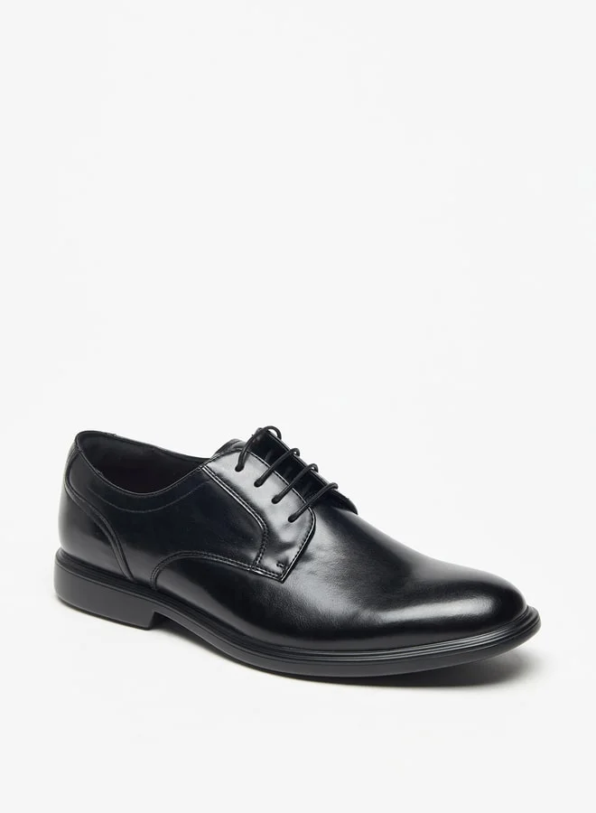 Le Confort Men Solid Derby Shoes with Lace-Up Closure