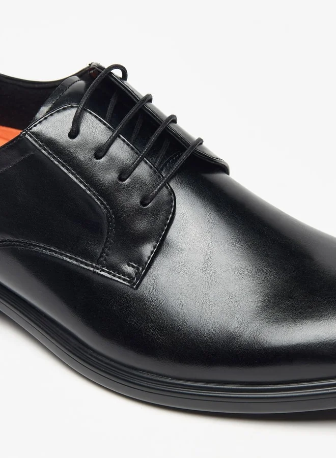 Le Confort Men Solid Derby Shoes with Lace-Up Closure